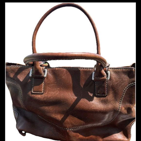 MICHAEL KORS SATCHEL VINTAGE SHOPPER HOBO TOTE PEBBLE LEATHER W COMPARTMENTS - Picture 3 of 9